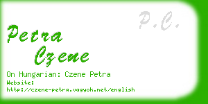 petra czene business card